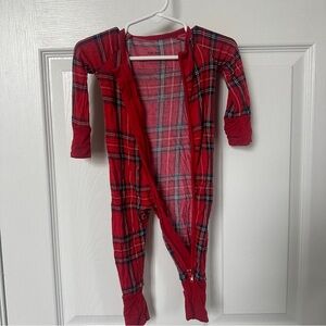 Little Sleepies Red Plaid